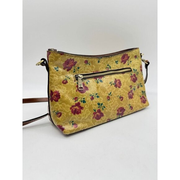 PATRICIA NASH Betta floral leather shoulder crossbody bag -Western Lace (Defect) - Picture 4 of 12